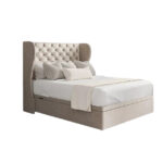 Luxury Oxford Ottoman Wingback Bed Frame