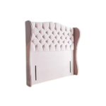 Premium Curly Winged Headboard - Customise Colour & Fabric